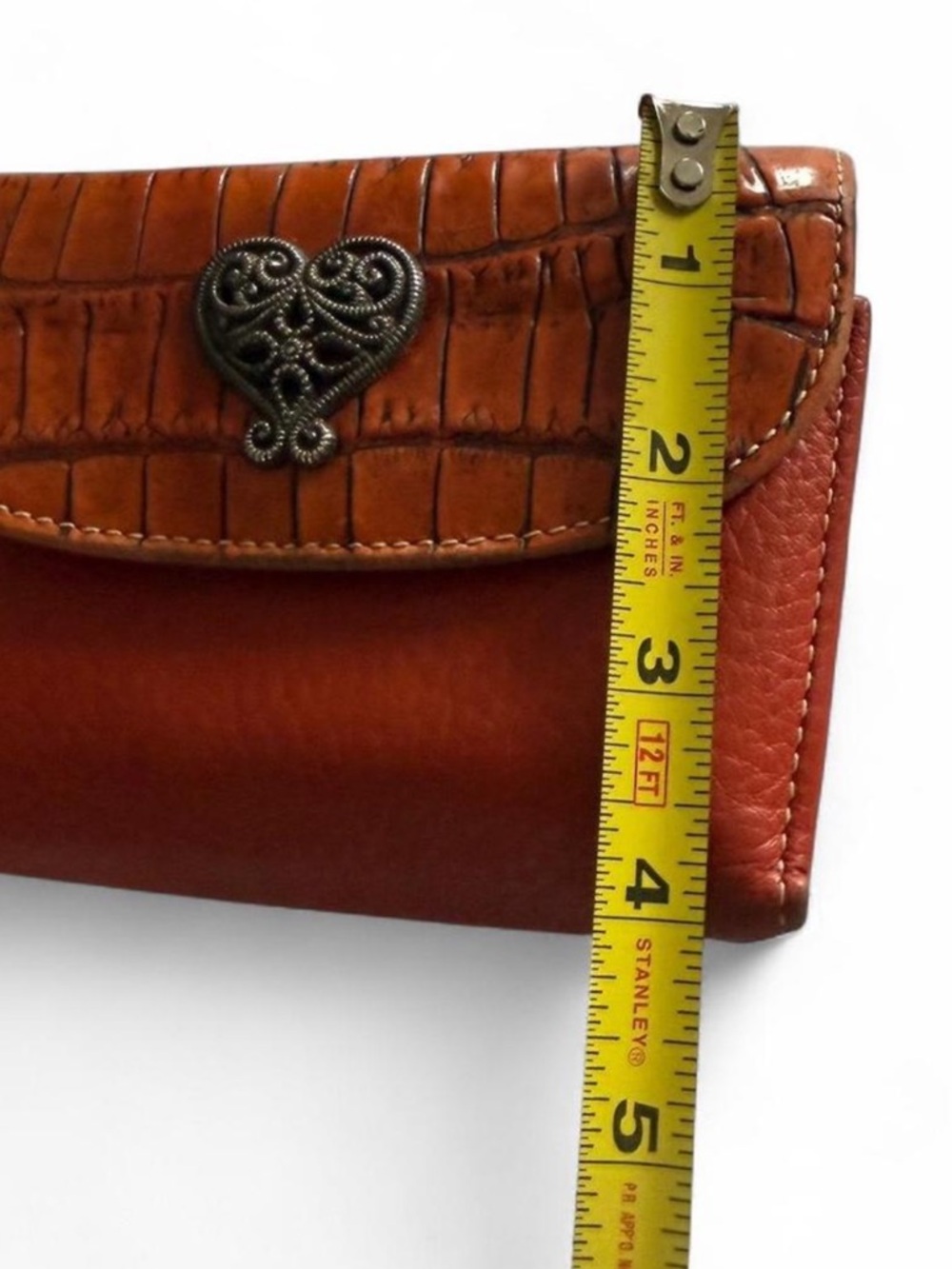 Brighton | Bags |wallet

 Women’s  Orange Croc-Texture Leather - Picture 9 of 11